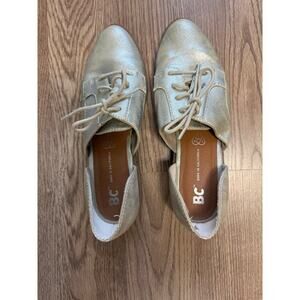 BC Footwear Metallic Oxford Shoes